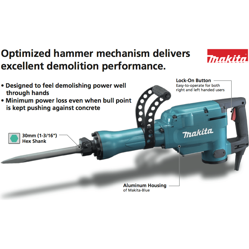 Makita HM1306 Jack Hammer / Demolition Hammer - Goldpeak Tools PH Makita Makita HM1306 Jack Hammer / Demolition Hammer - Goldpeak Tools PH Makita